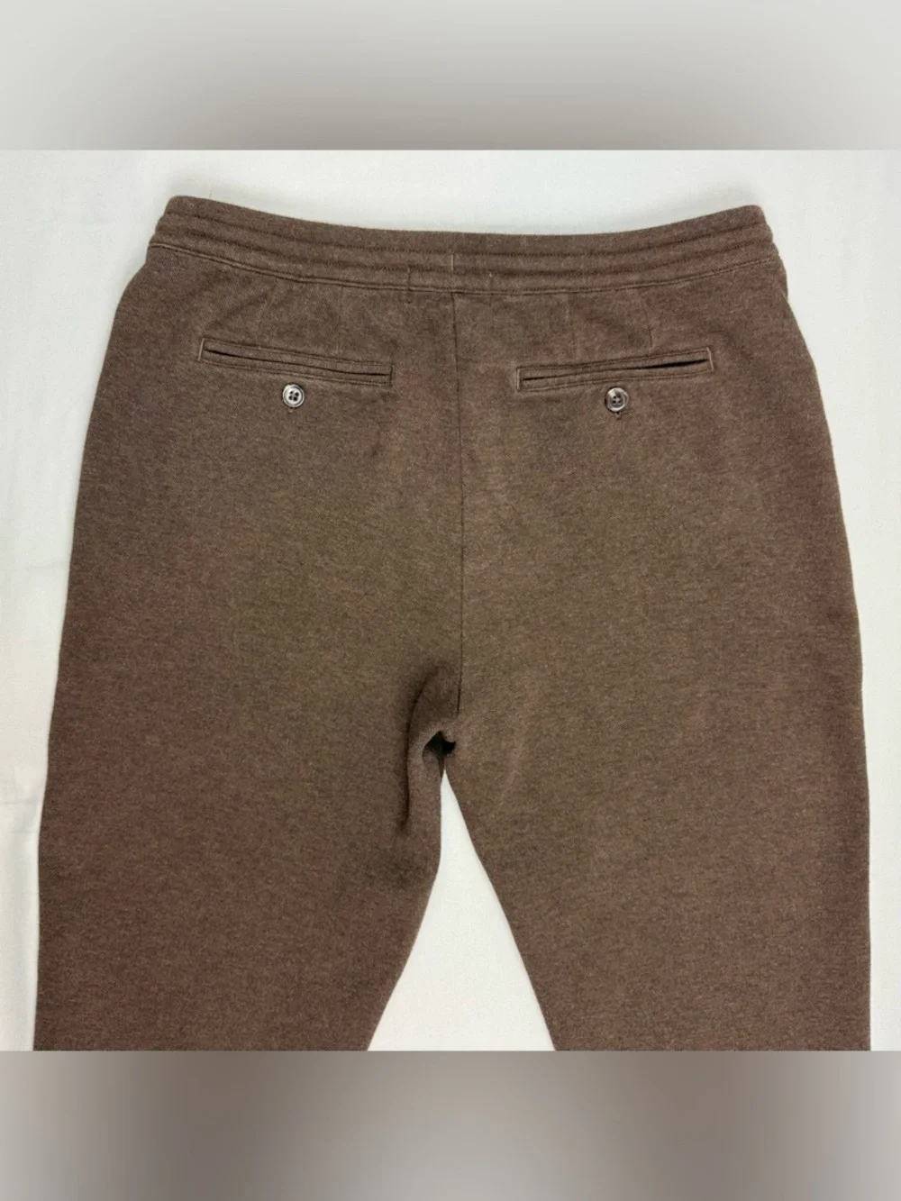 Polo Ralph Lauren Mens Textured Jogger Sweatpants Sz Medium Brown A9 - Picture 5 of 8